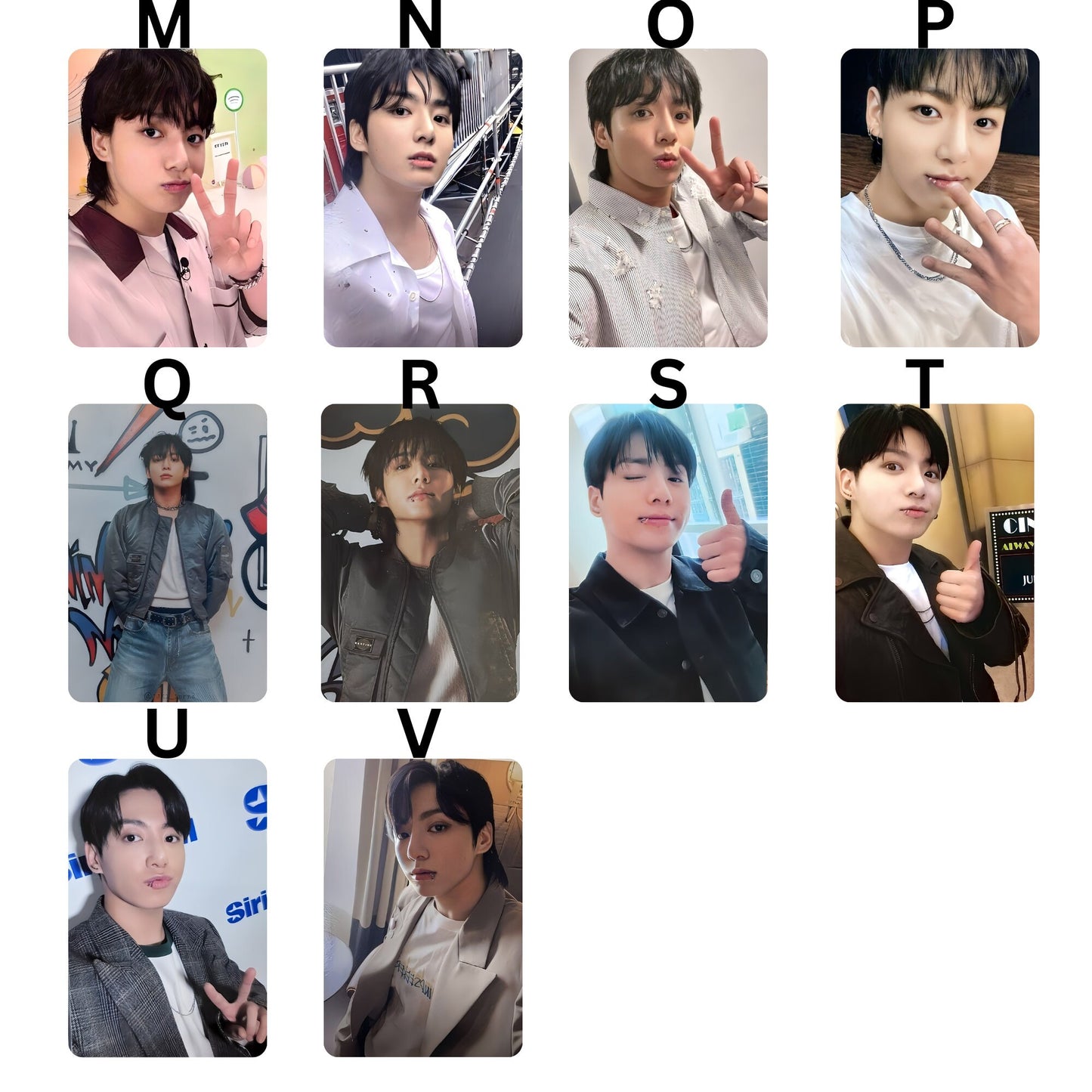Jungkook Golden Photocards Pob Luckydraw