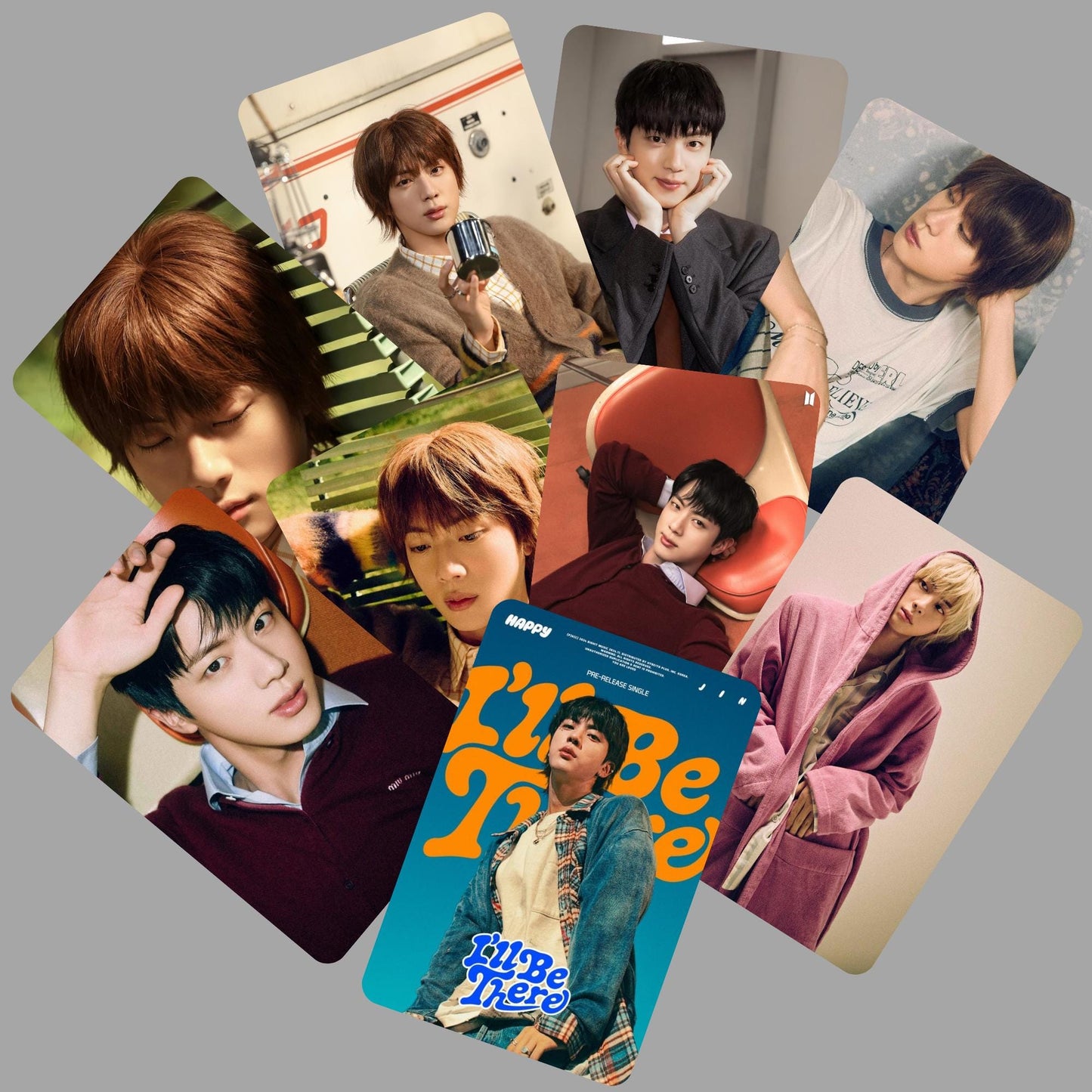 Jin Happy I'll be There Teaser Photocards