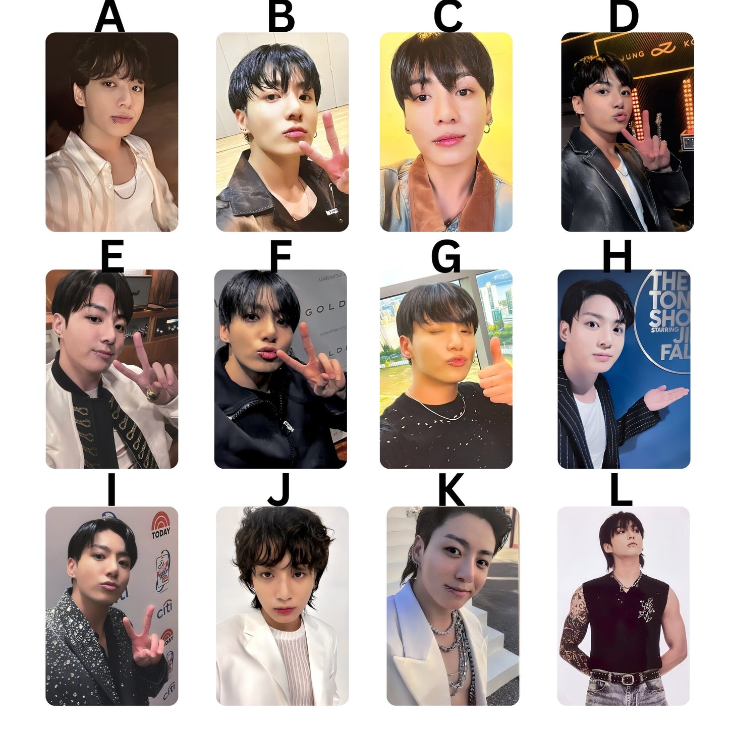 Jungkook Golden Photocards Pob Luckydraw