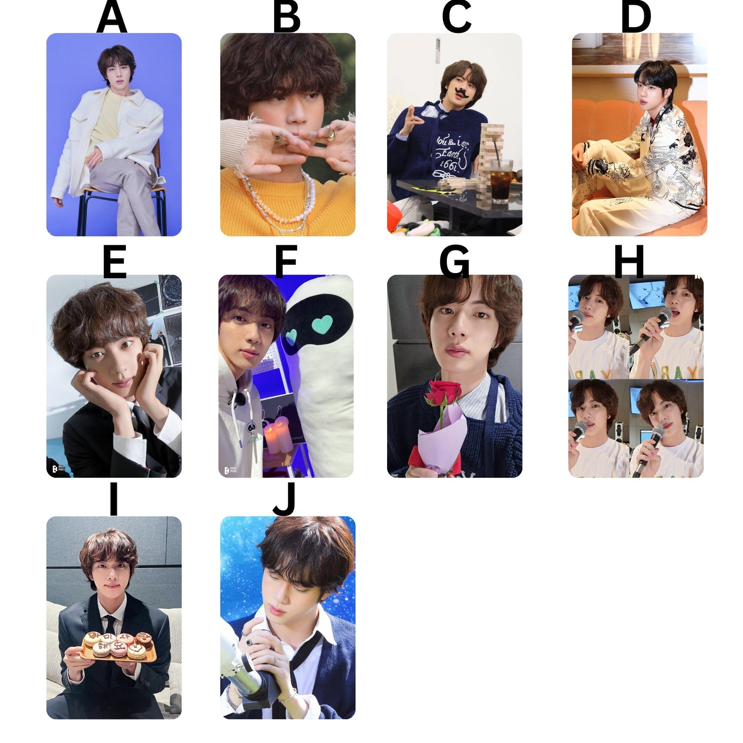 BTS Jin Day 2024 Photocards
