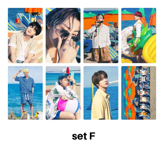 BTS Butter Photocards Peach and Cream All Sets