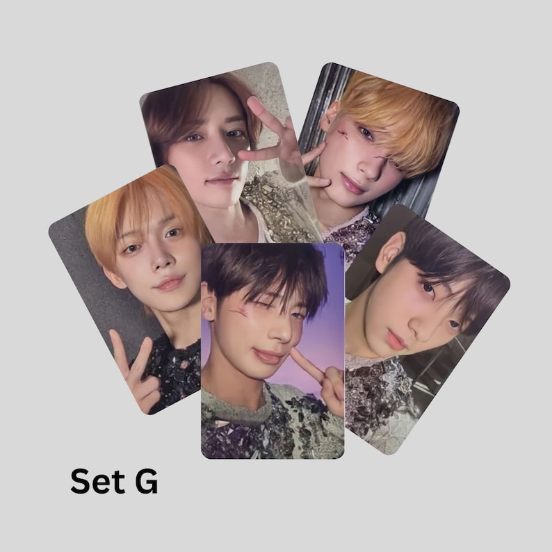 TXT Freefall Photocards Versions