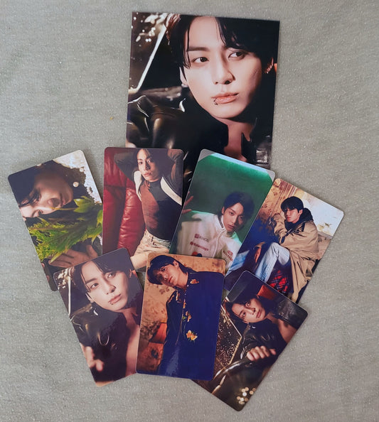 BTS Jungkook Fashion Postcard and Photocards Set