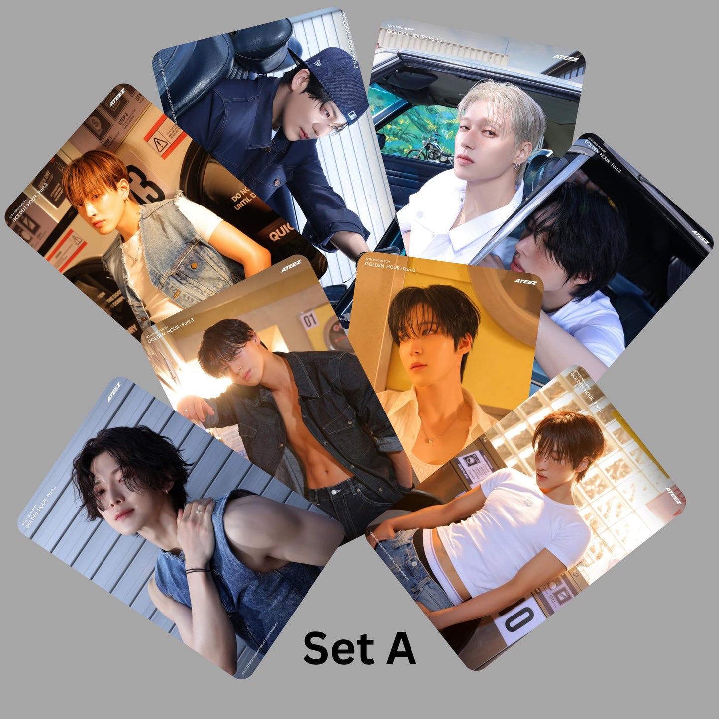 Ateez Golden Hour Pt 3 Concept Photocards