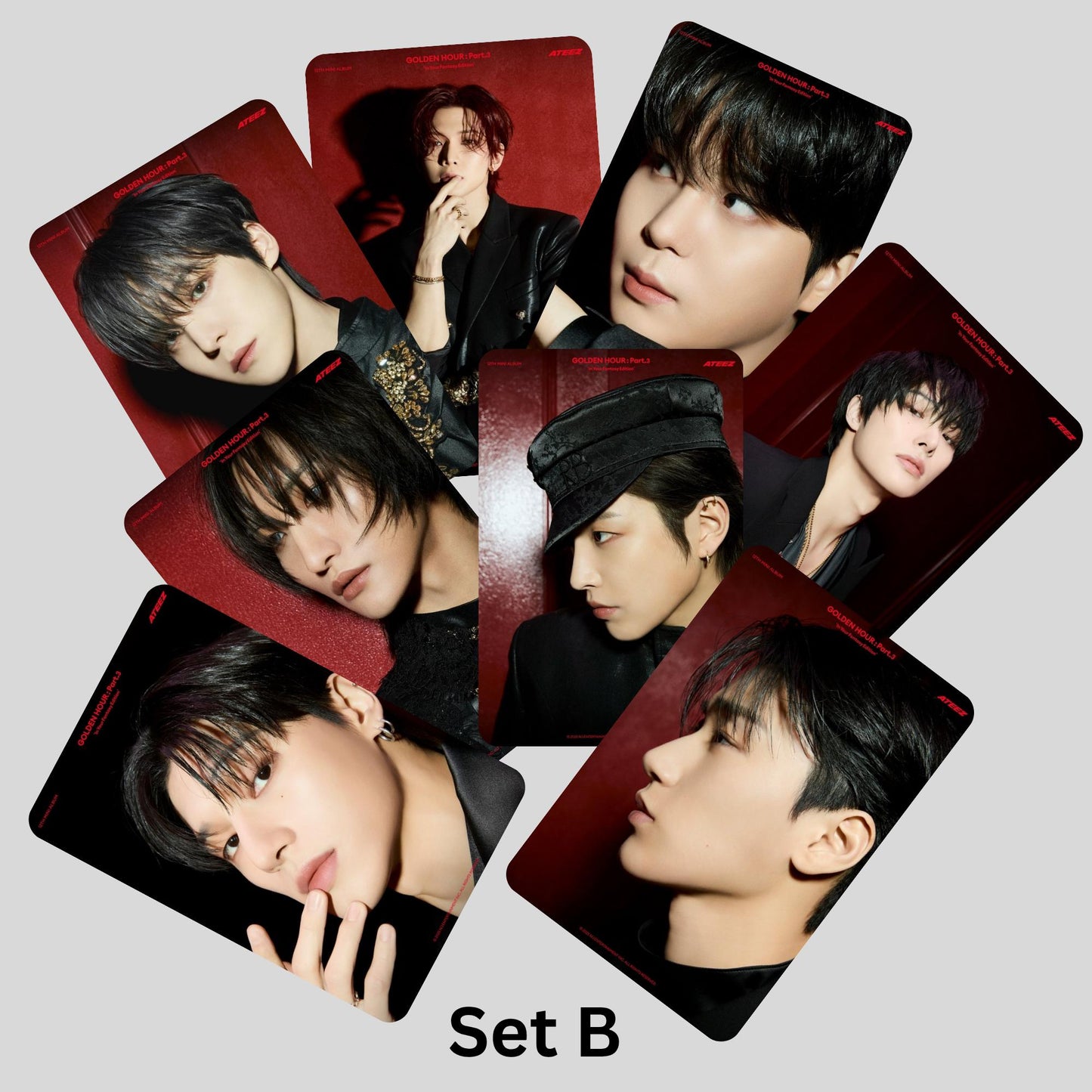 Ateez In Your Fantasy Concept Photocards Ver 2 Sets