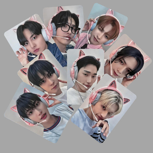 Ateez Golden Hour Pt 3 PopUp Photocards Gamer Pink Cat Vers Luckydraw and Units Pc