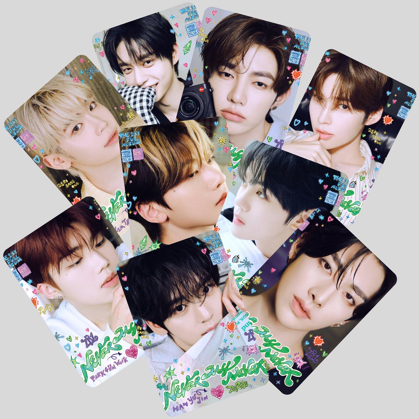 Zerobaseone ZB1 Never Say Never Teaser Photocards
