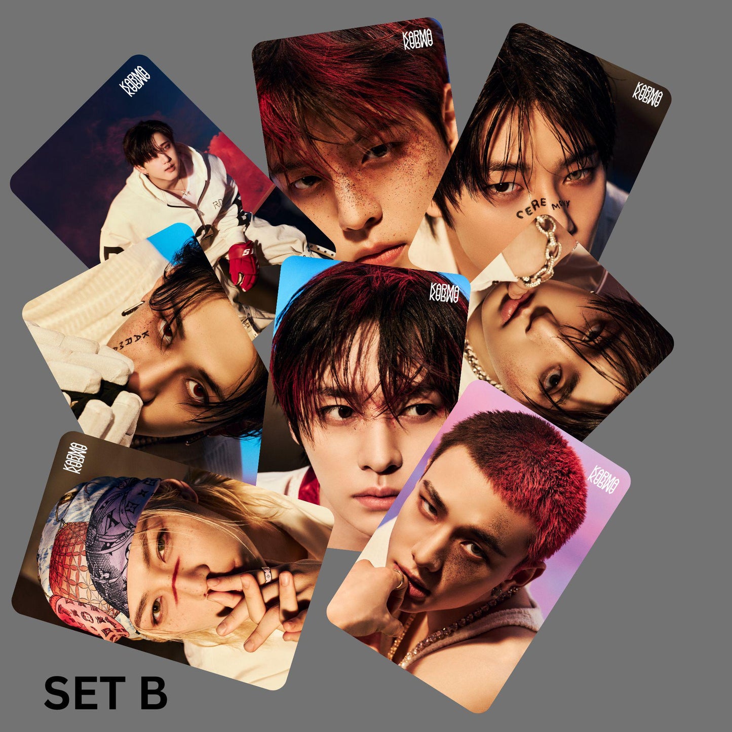 Stray Kids SKZ Karma Teaser Photocards Hooray Vers