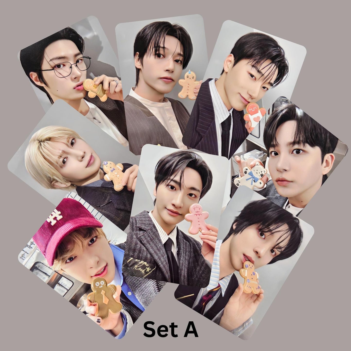 Ateez Season's Greetings 2026 Pastry Shop Photocards Sets 2 Vers