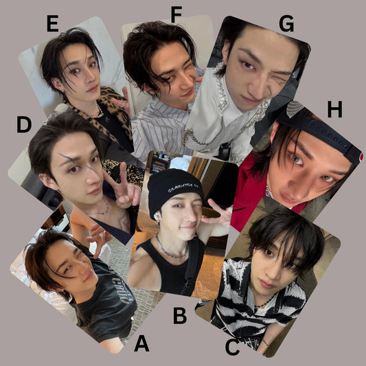 Straykids BangChan Selfie Dump Photocards 2026