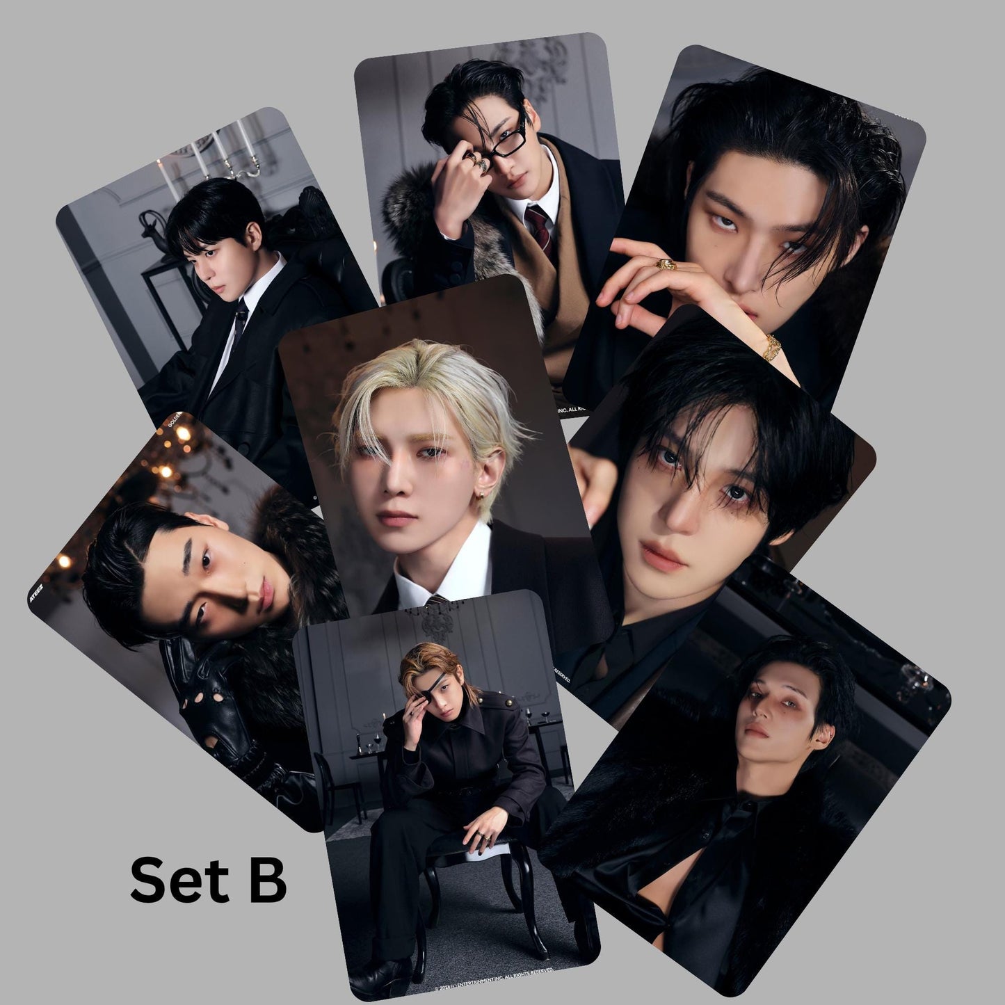 Ateez Golden Hour Pt 4 Concept Photocards 2 Versions
