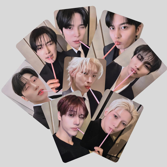 Ateez Golden Hour Pt 4 AM Photocards Cafe Event Straw Vers