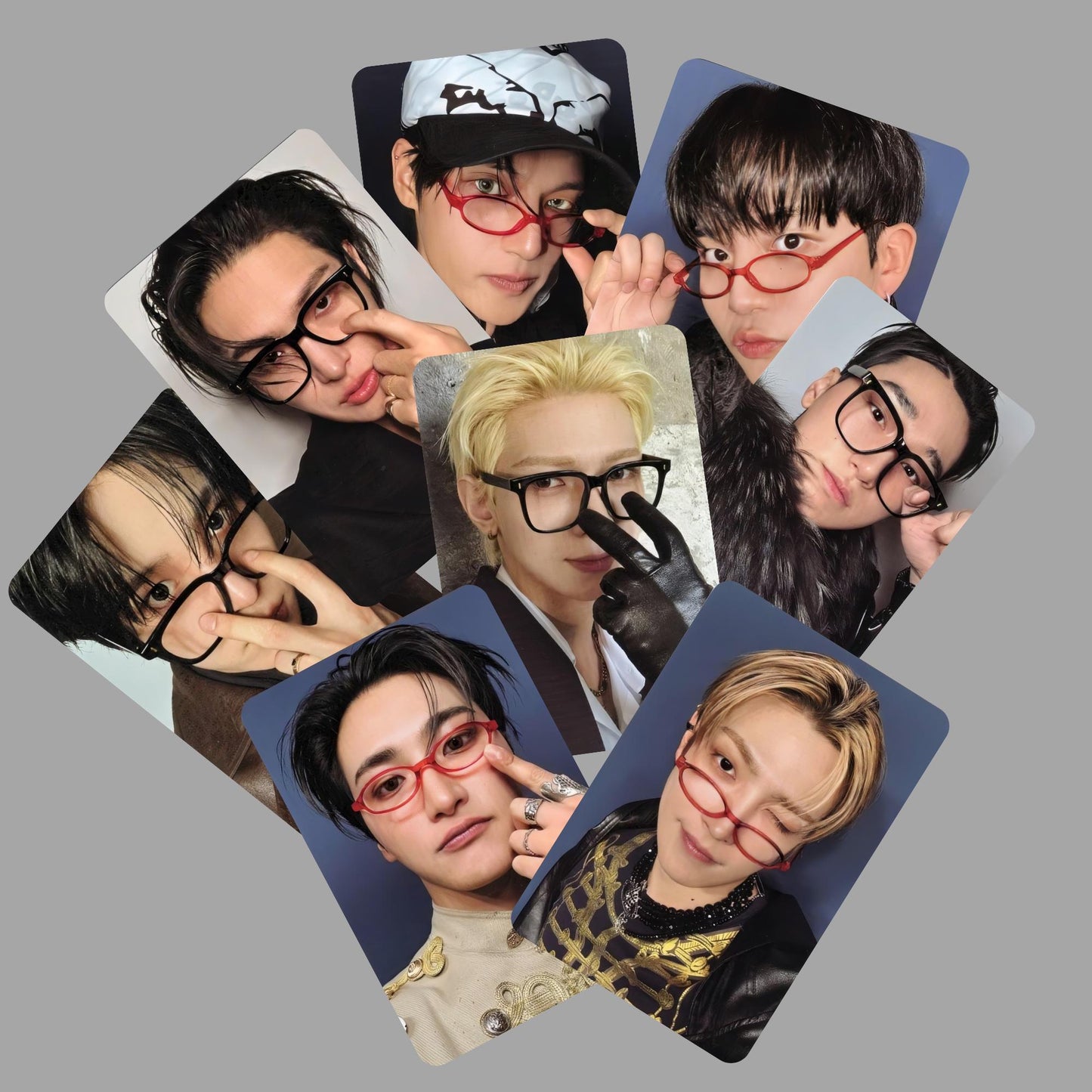 Ateez Golden Hour Pt 4 POB Photocards Glasses Vers