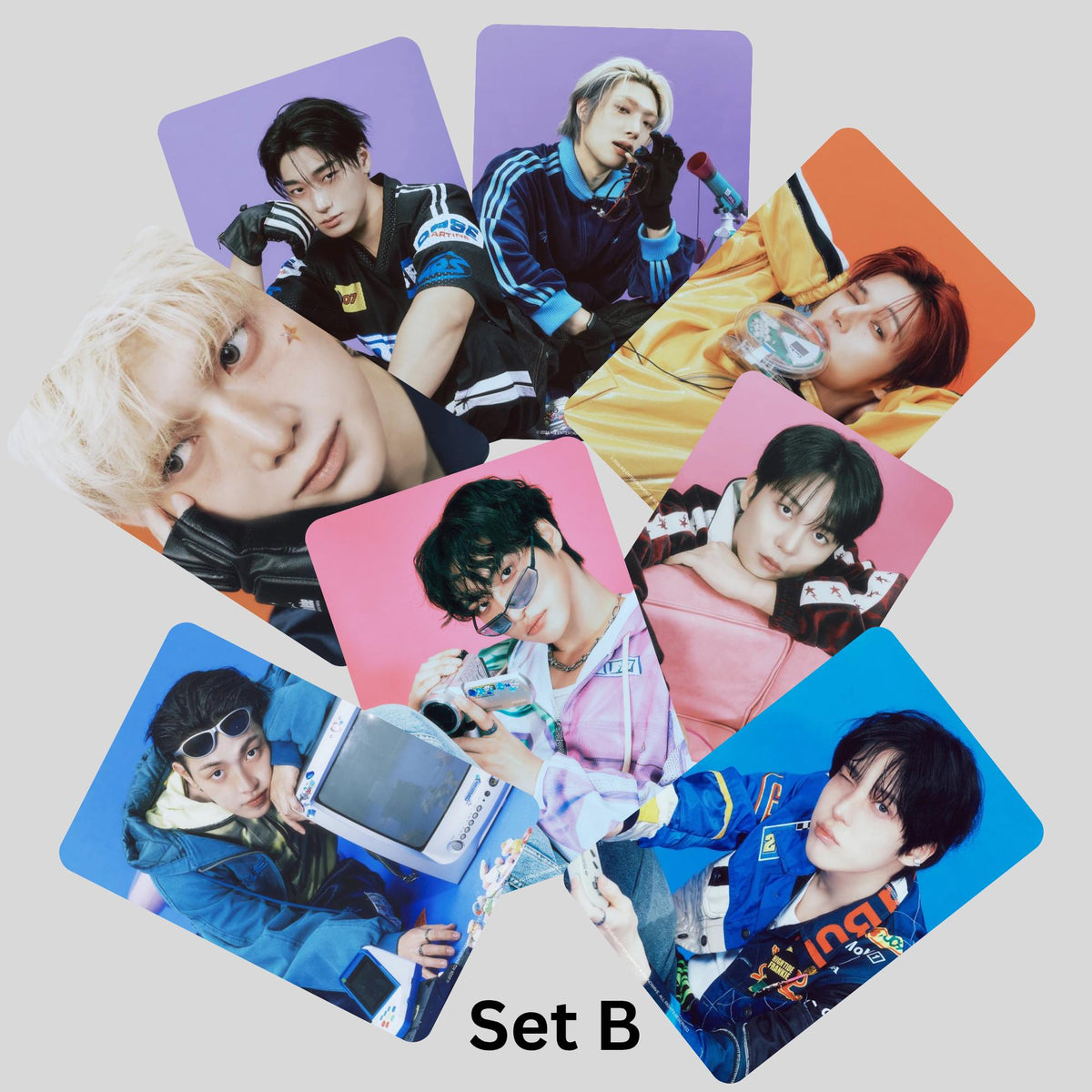 Ateez Aniteez in Color Concept Photocards Set