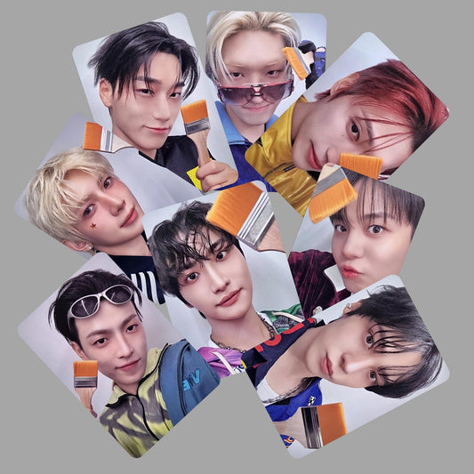 Ateez Aniteez in Color PopUp Photocards Paint Brush Vers