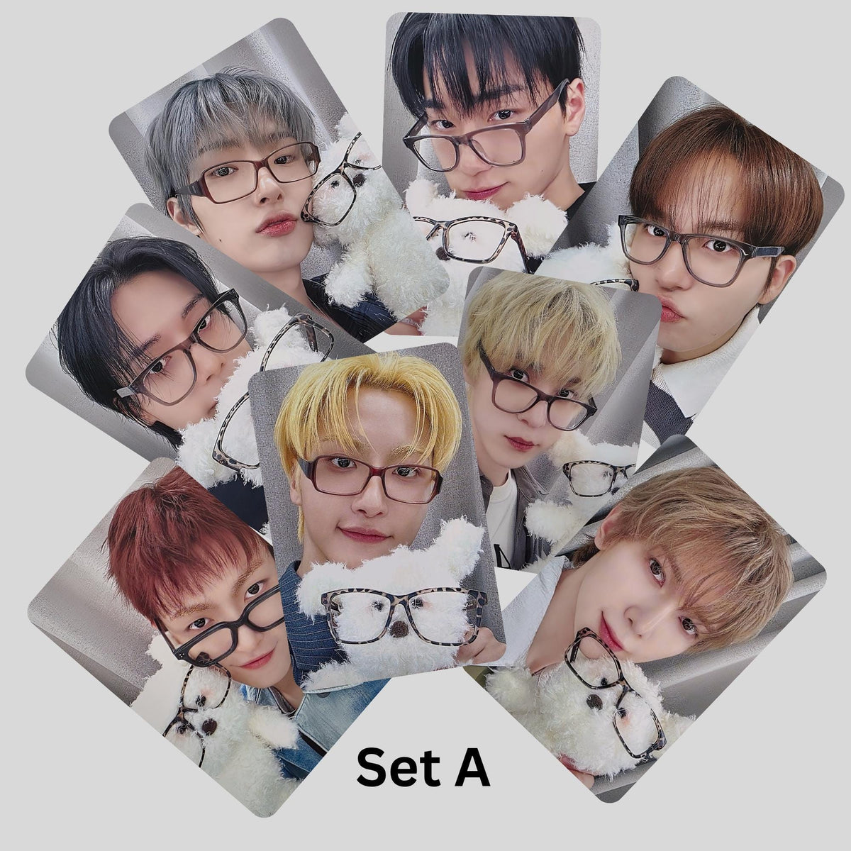 Ateez Golden Hour Pt 5 Luckydraw Photocards Puppy and Pin Vers