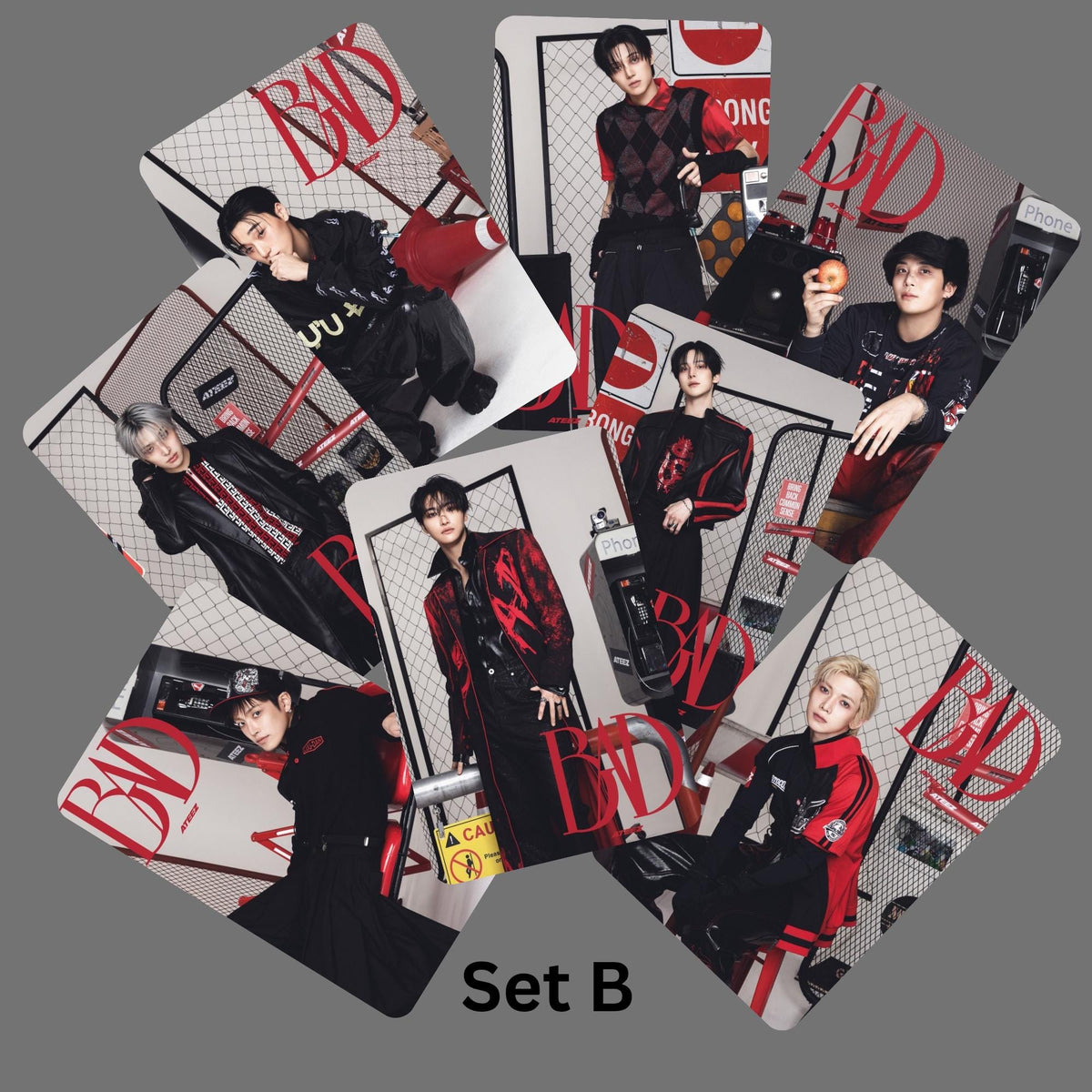 Ateez Golden Hour Pt 5 BAD Japan Photocards Teaser
