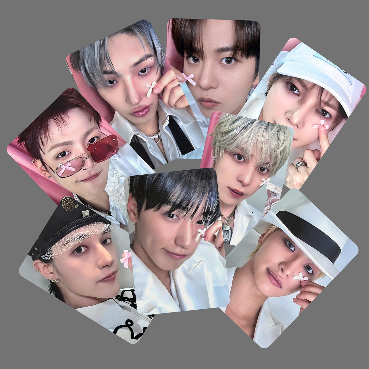 Ateez Golden Hour Pt 5  Fan Sign Photocards Mini Ribbon vers