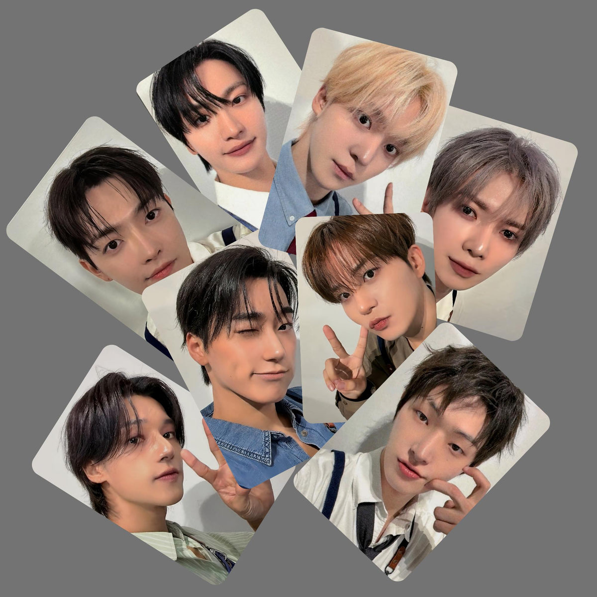 Ateez Golden Hour Pt 5 AM Fan Sign Photocards 2 Vers