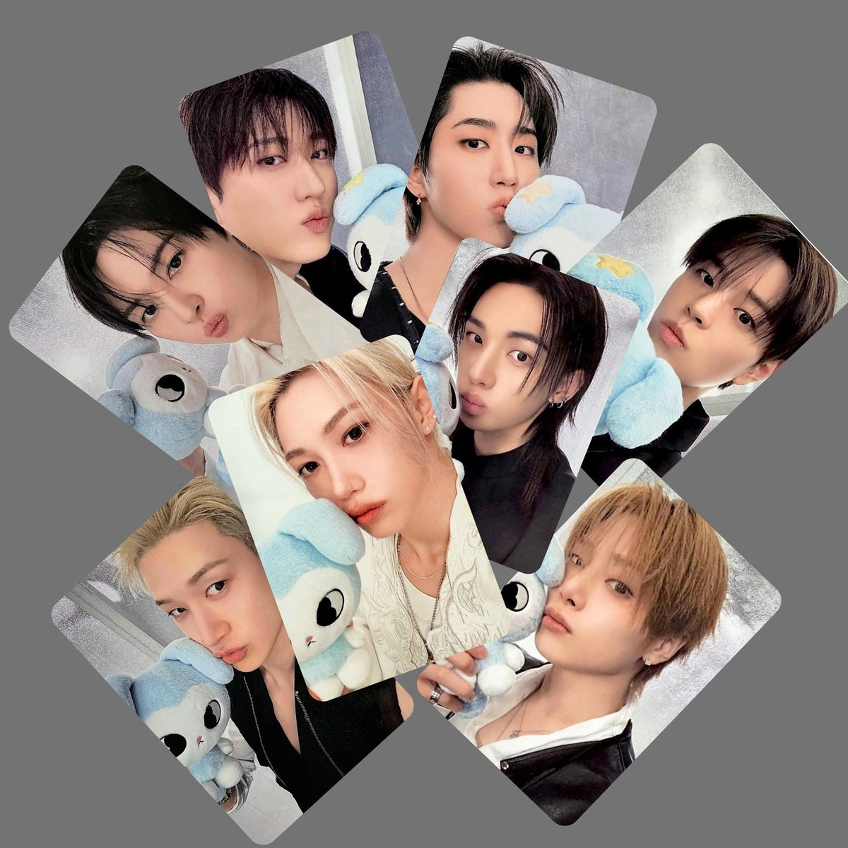 Stray Kids SKZ Run it Seoul Tasy Plush Photocards