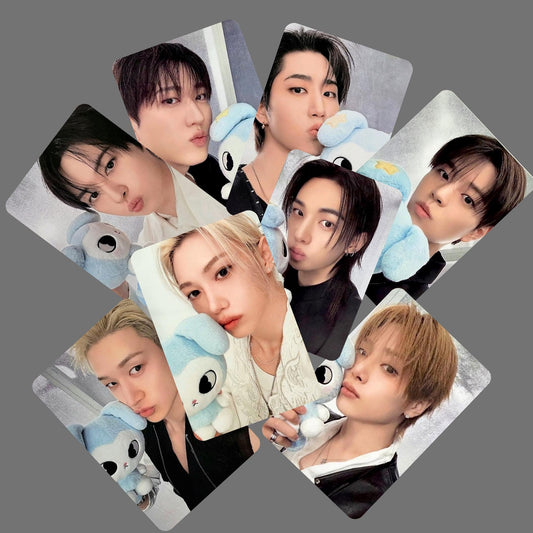 Stray Kids SKZ Run it Seoul Tasy Plush Photocards