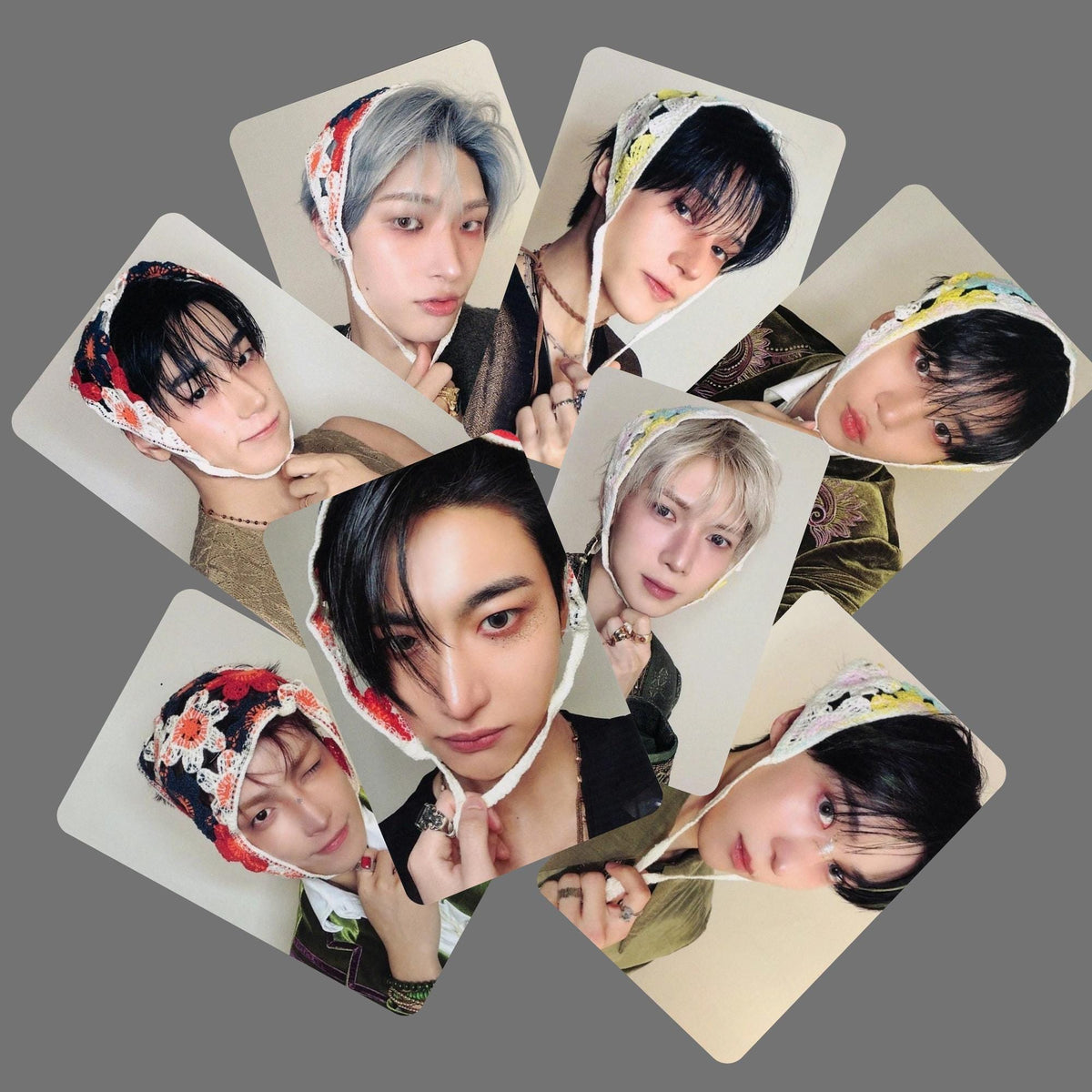 Ateez Golden Hour Pt 5 Soundwave Pob Photocards Bonnet vers