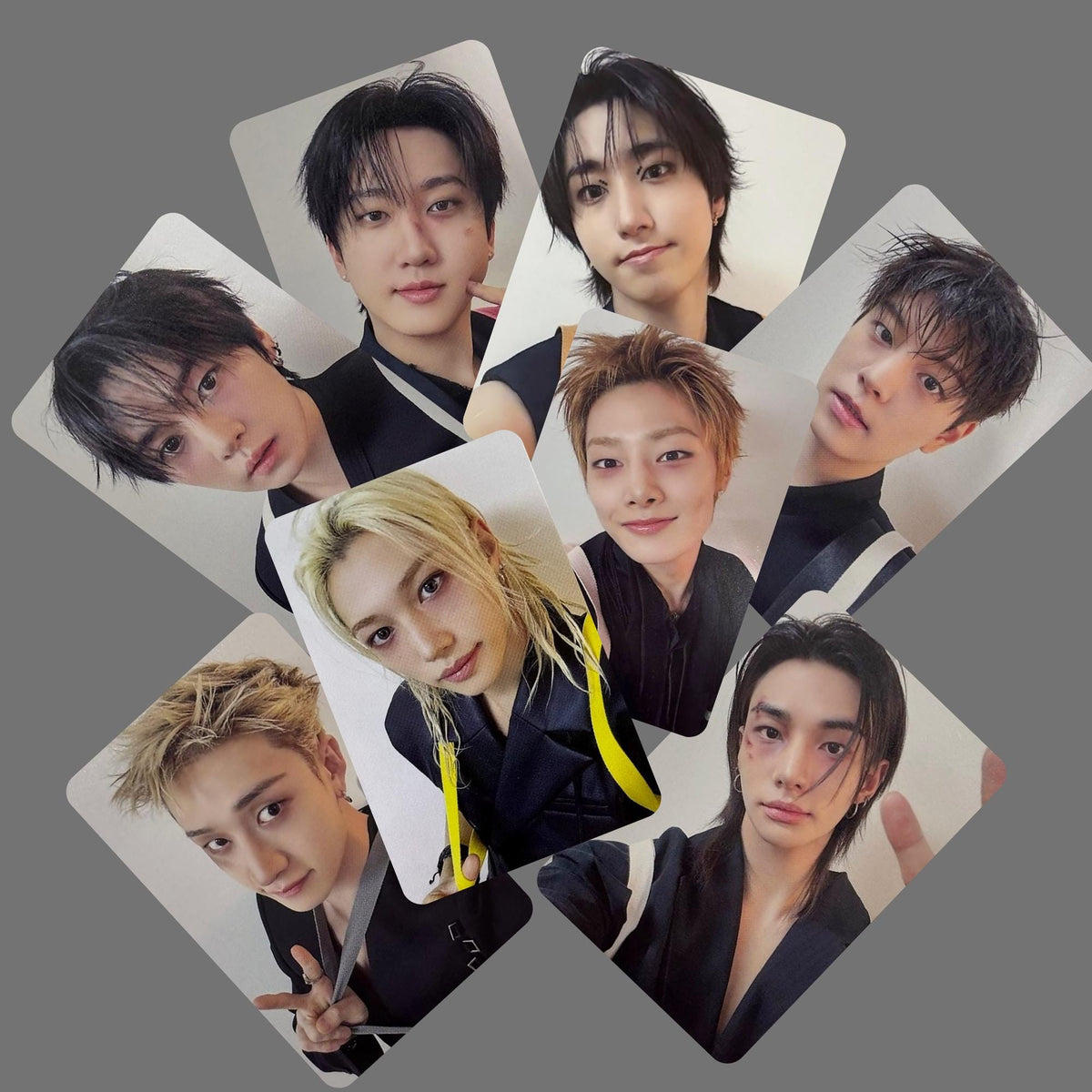 Stray Kids SKZ Run It Seoul Photocards Double Sided Full Set of 8