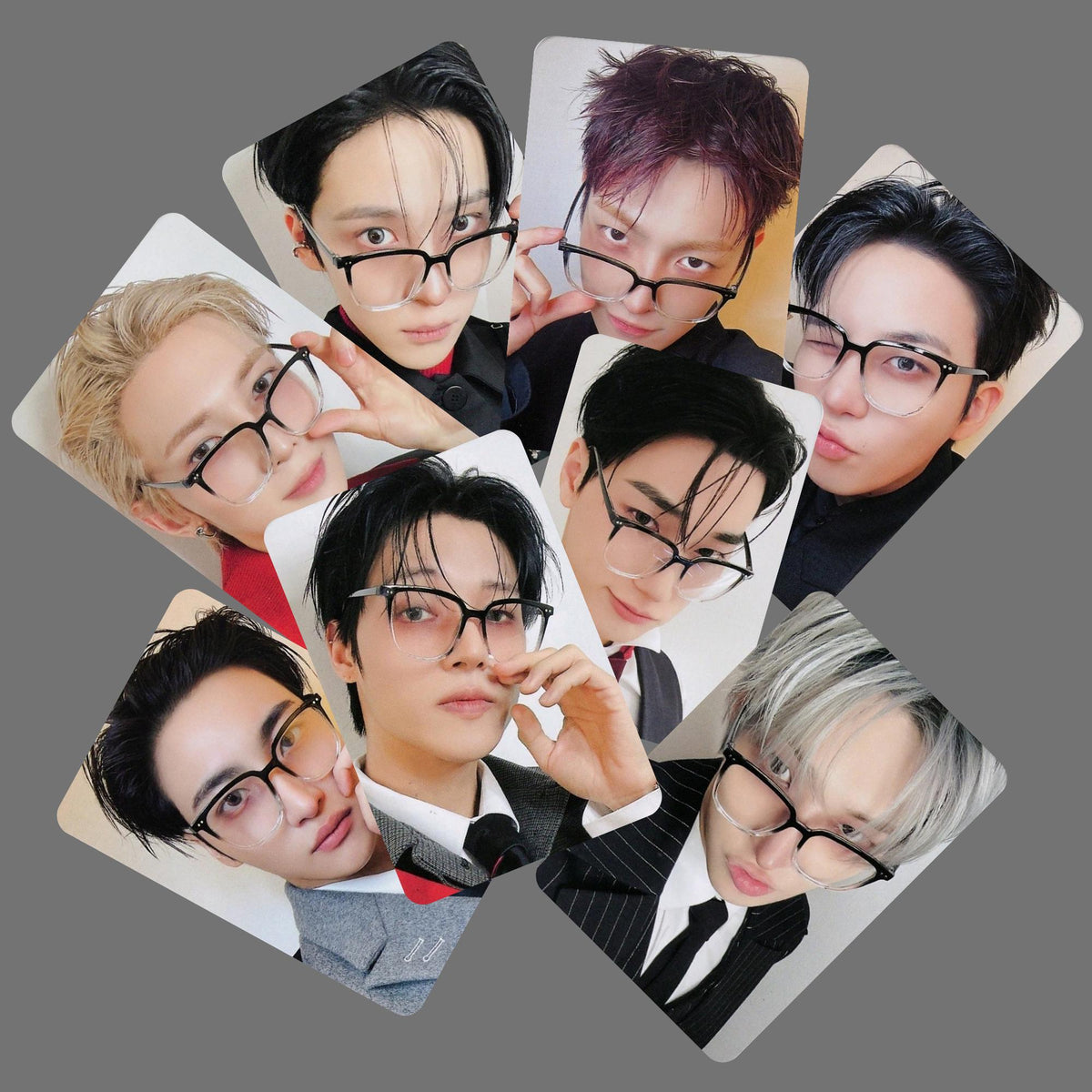 Ateez Golden Hour Pt 5  Pob Photocards Glasses Vers