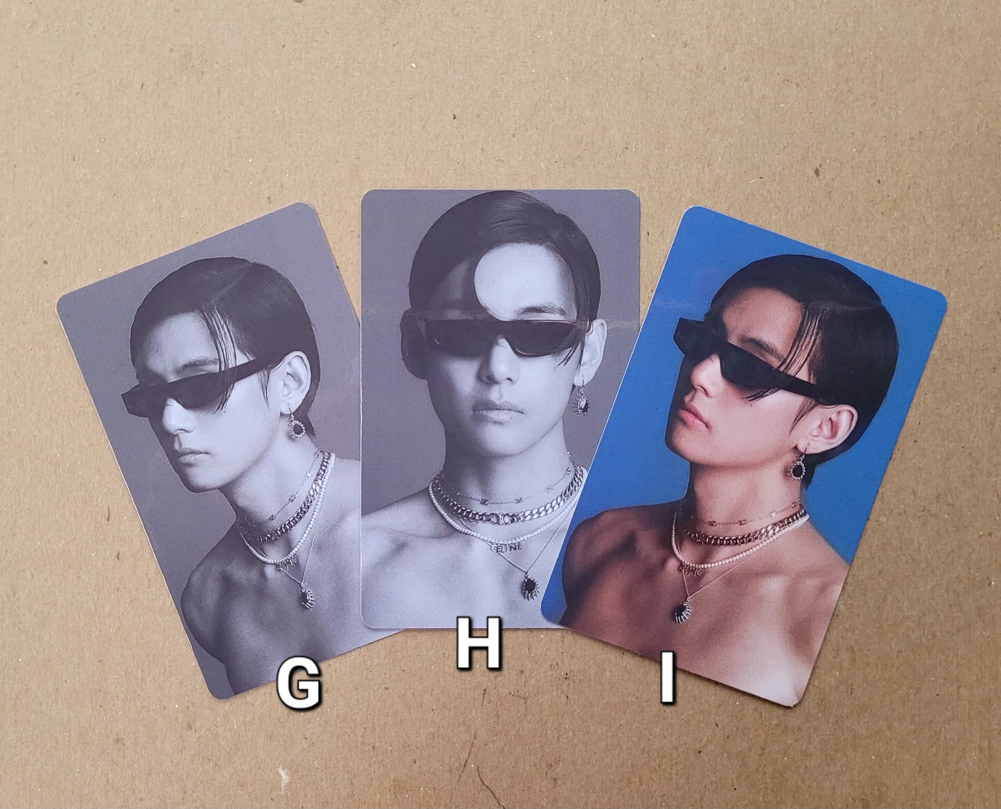 BTS Taehyung Fashion Photocards