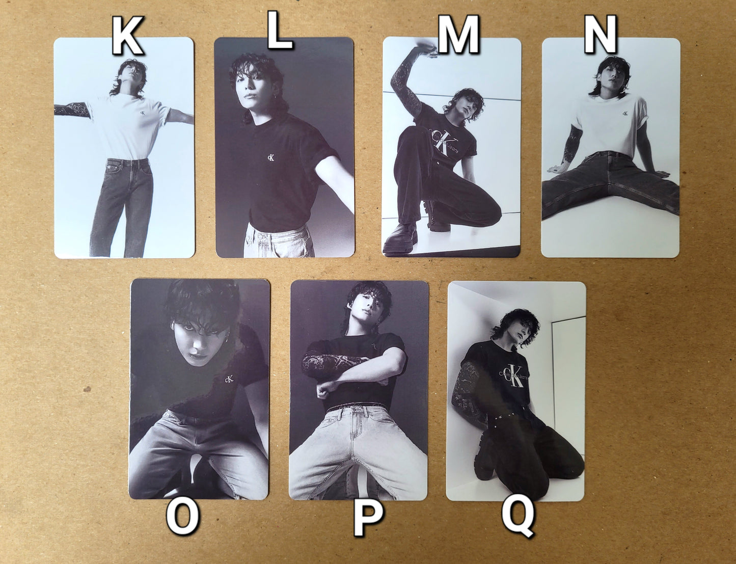 BTS Jungkook CK Photocards