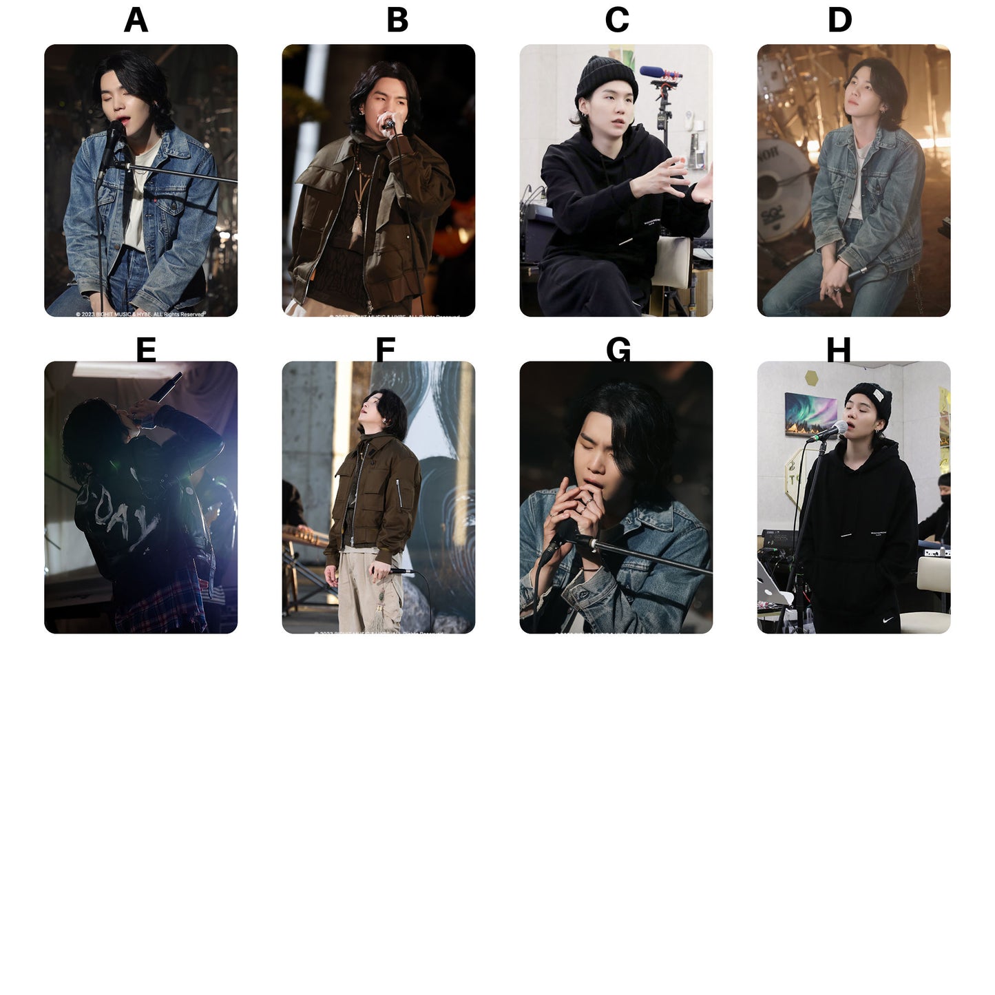 BTS Suga Road to D-Day Photocards