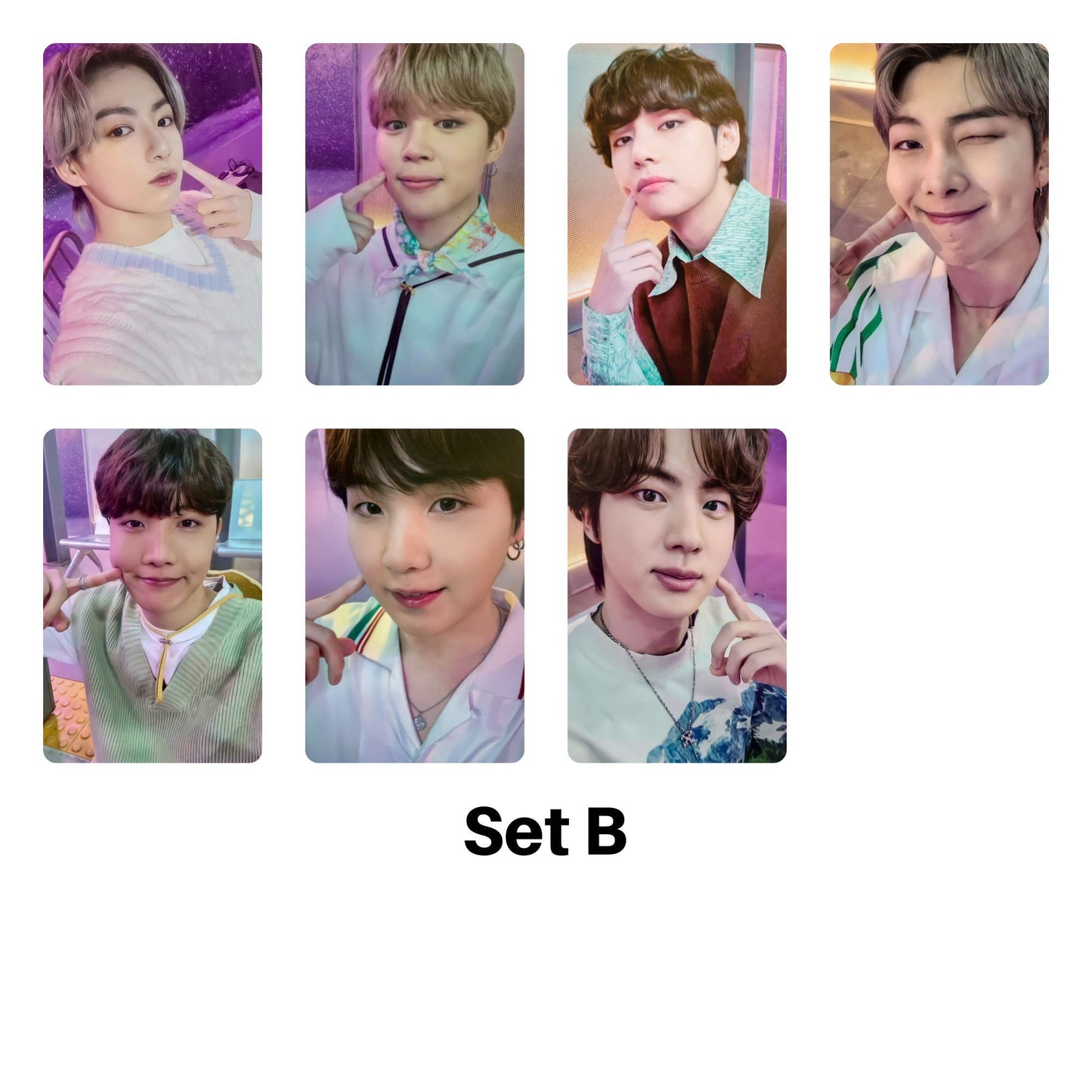 BTS Muster Sowoozoo Special Set and Pajama Set Photocards
