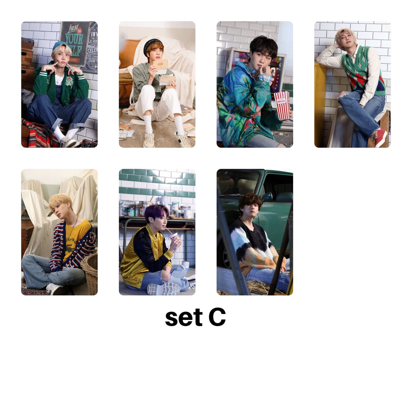 BTS Photocards Deco Kit Behind The Scenes