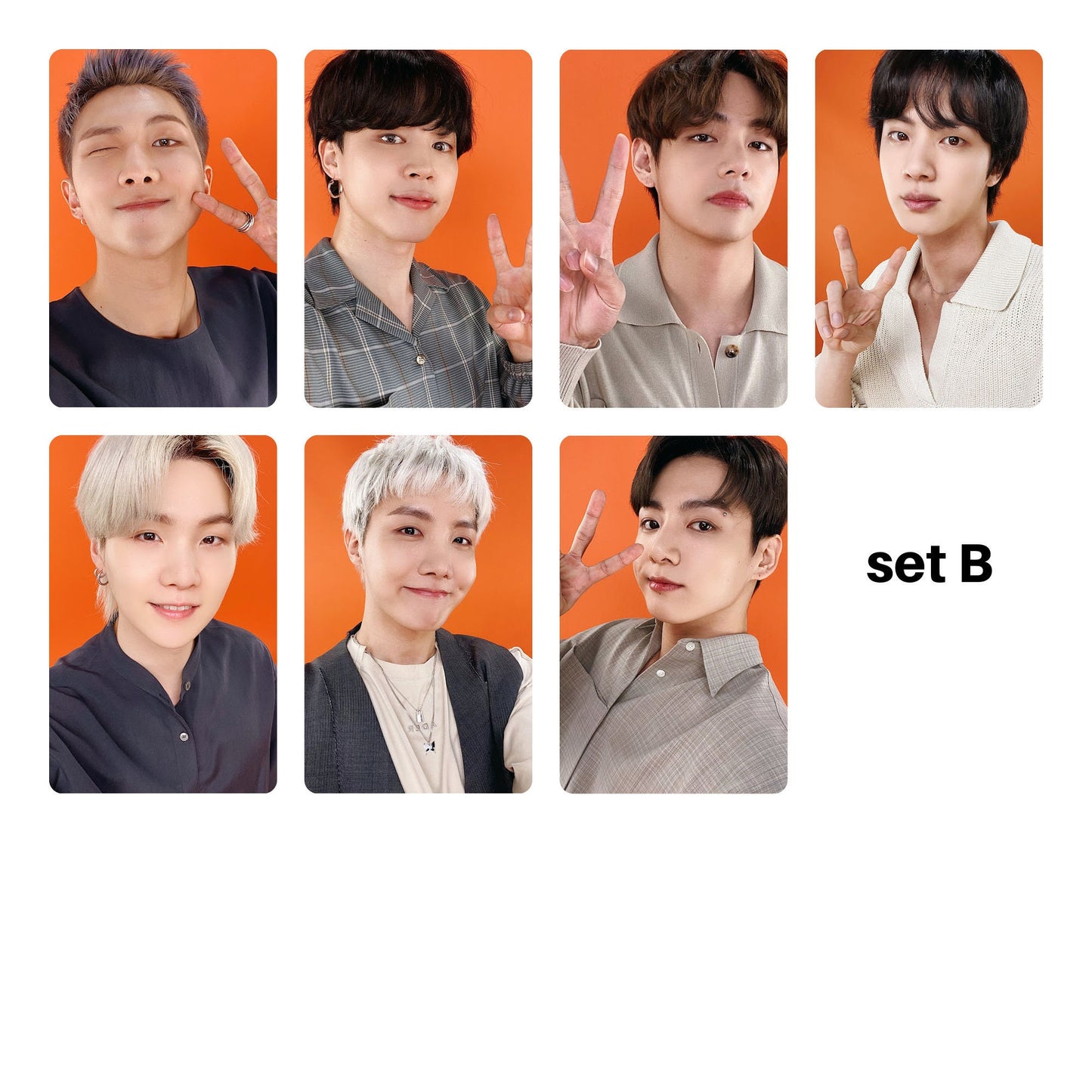 BTS Photocards Permission to Dance YouTube Selfie