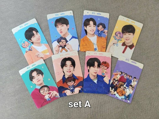 BTS Photocards Cookie Run Sets