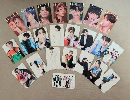 BTS Photocard Sets Japan Fashion Magazine