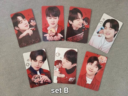 BTS Photocards Cookie Run Sets