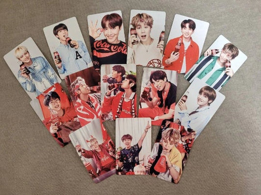BTS Coca Cola Photocards