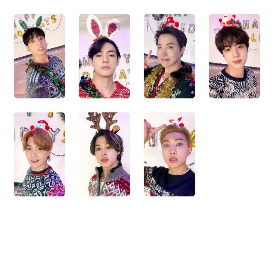 BTS Butter Photocards Holiday Remix