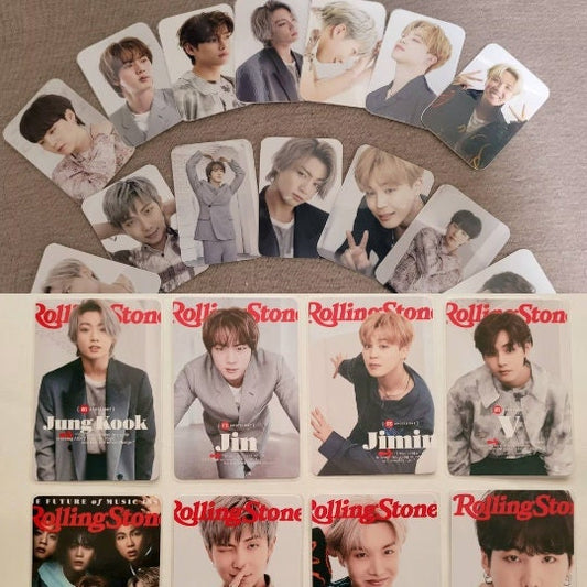 BTS Photocards Rolling Stone Sets