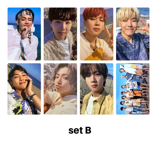 BTS Butter Photocards Peach and Cream All Sets