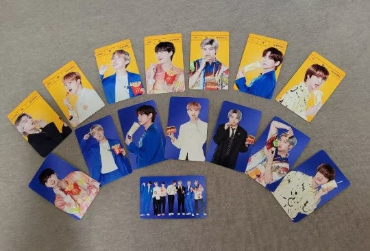 BTS McDonalds Photocards Set