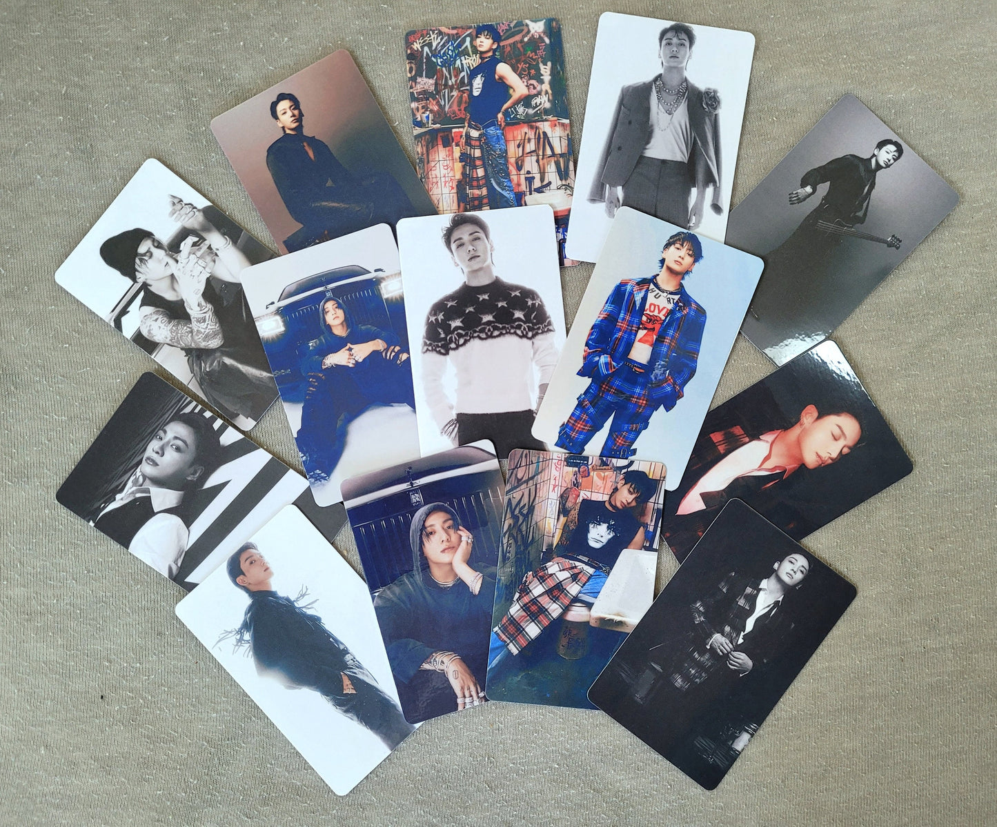 BTS Jungkook Fashion Korea Photocards